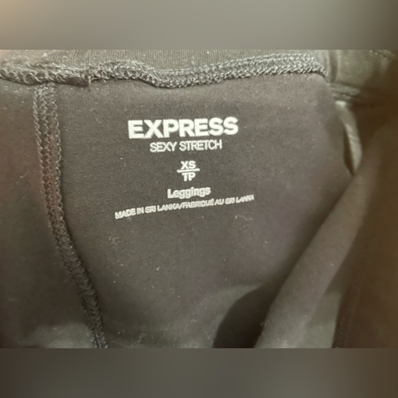EXPRESS Sexy Stretch Black Leggings - Picture 4 of 6